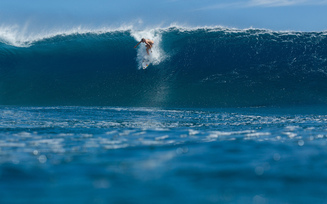 surfing, серфингистка, волна, серфинг